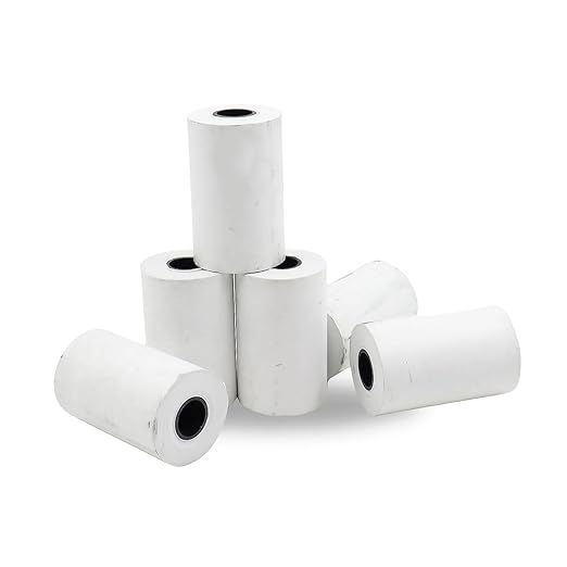 Thermal Receipt Paper Roll - 58mm(2 inch) x 15 Meter (Pack of 50)  Non-Sticky